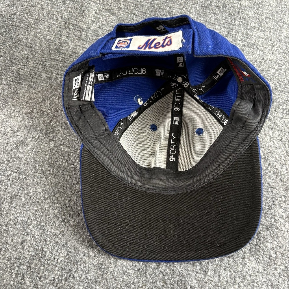 New Era New York Mets MLB 9FORTY Baseball Hat Adjustable Blue Orange Cap Fan - Picture 7 of 11